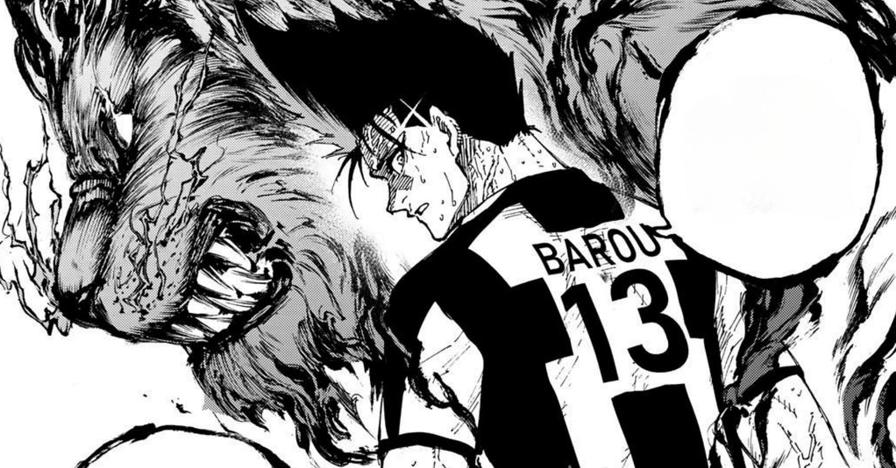 Shoei Barou as seen in the Blue Lock manga (Image via Kodansha)